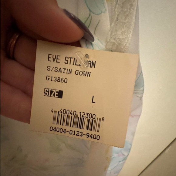 Vintage Eve Stillman Satin Nightgown NWT large - pristine condition - Picture 5 of 8